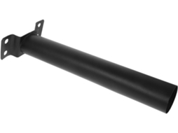 Suporte Metálico Robusto e Criativo para Poste de Iluminação Solar em Aço Galvanizado Preto. SFUSHOS