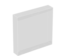 Estojo Protetor de Cartucho 1cs de Plástico Transparente para Nintendo Game Boy G BRILVIBERA