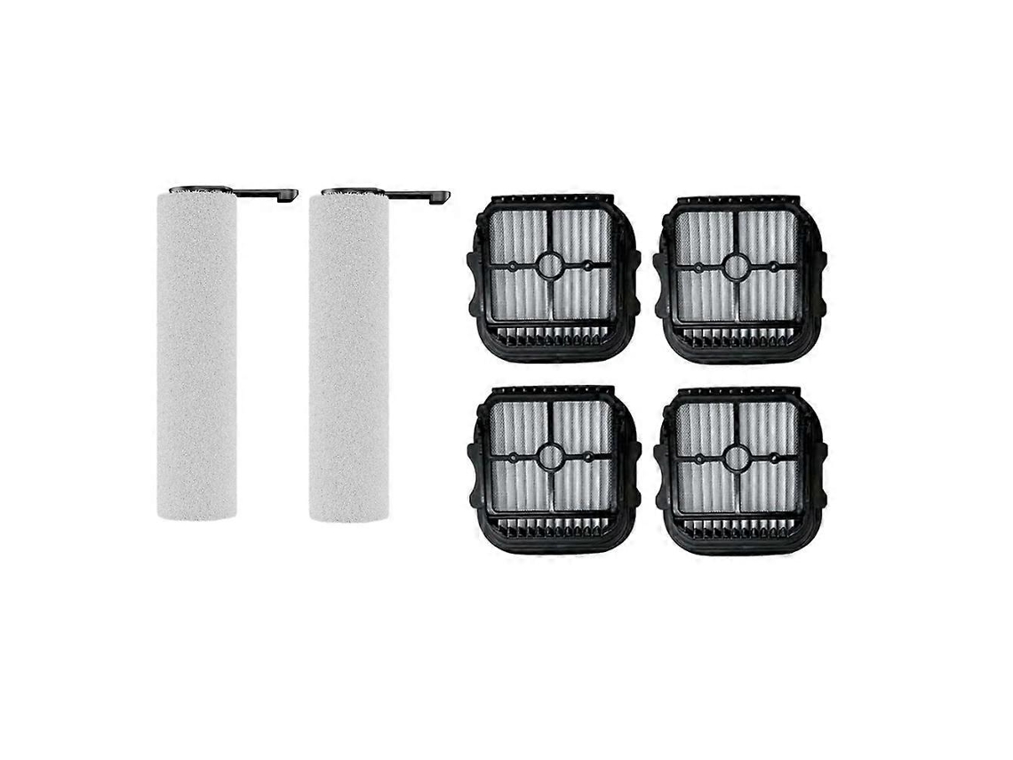 Conjunto De 6 Peças Com Escova Rotativa E Filtro Para Aspirador De Pó E Água Sem Fio Ed12 Pro Max.