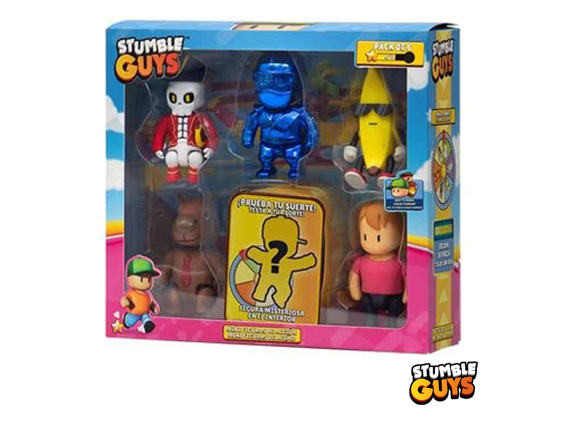 Pack de 6 Figuras 8cm STUMBLE GUYS 