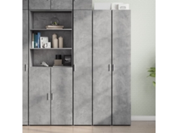 Mueble Alto 30x42,5x185 cm Derivados de Madera Gris Cemento