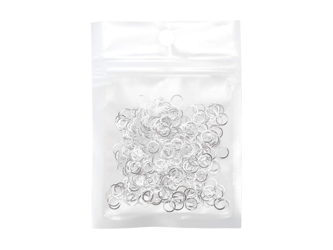 500pcs Bolsa De Decoração De Unhas Parche De Metal Redondo Furado Para Manicure(10)