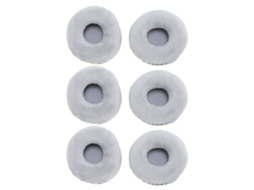 6pcs almofadas de veludo para fones de ouvido 60mm universal Ath ES55 Ath SJ1 cinza S/MARCA