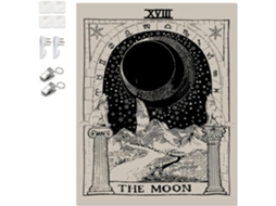 1 Peça K/b Tarot/astrologia Carta Tapeçaria de Parede para Decoração Oriental BRILVIBERA