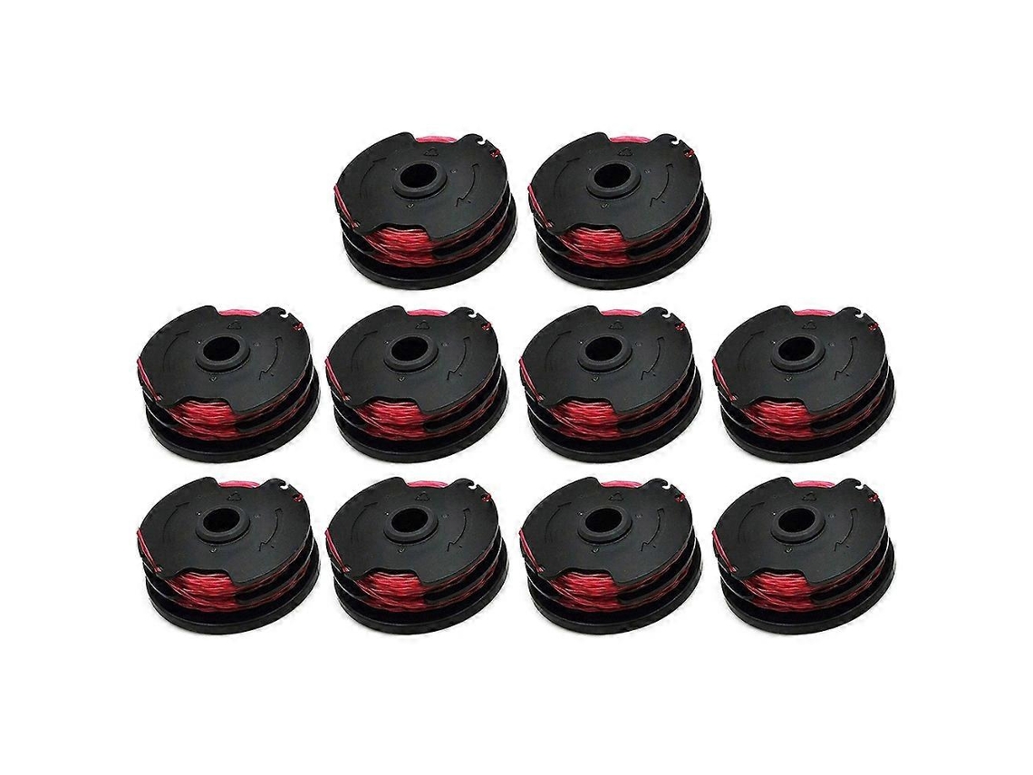 Carretel de linha B3I com 10 peças para aparador de grama HYPER TOUGH, WORX, nylon, modelo Z1R, HT18
