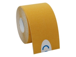 Rolo De Fita Cinesiológica De 5 Cm X 5 M Para Terapia Esportiva, Suporte Para Músculos, Joelhos, Pulsos E Ombros Amarelo Aquaforge (amarelo)
