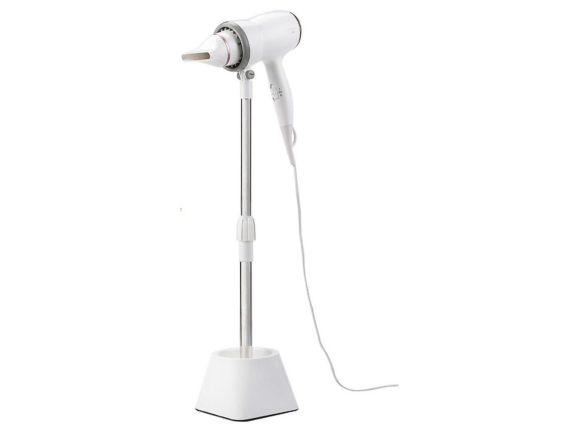 Suporte para Secador de Cabelo com Haste de Aço Inoxidável Ajustável Pescoço Giratório Livre Mãos Livres ALLINLESS