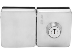 Tbest 2pcs Fechadura De Empurrar Para Portão Deslizante Em Aço Inoxidável Sem Moldura Com Acabamento Escovado Brilhante