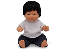 Boneco Bebê Menino De 30 Cm Com Roupas Finn The Doll Factory