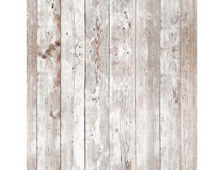 Papel De Parede Vinílico Efeito Madeira Envelhecida Aiailikill (45cmx10m)