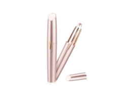 Aparador Elétrico de Sobrancelhas Recarregável Indolor Feminino Rosa Dourado AQUAFORGE