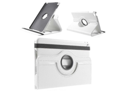 Capa De Couro Para Tablet Compatível Com Ipad Mini 4, Cor Lichia, Com Suporte Giratório De 360°.