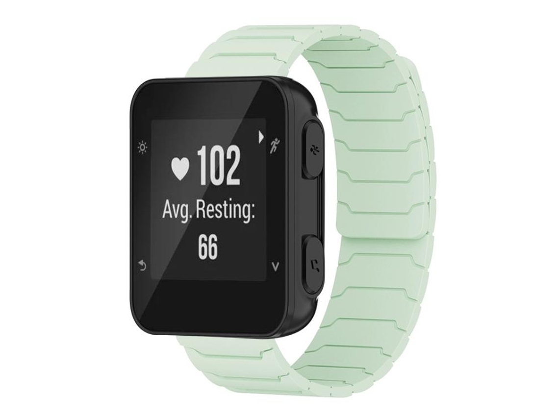Bracelete para Garmin Forerunner 35 / 30 / 35j silicone magnético areia rosa XIAOMOYU (20mm)