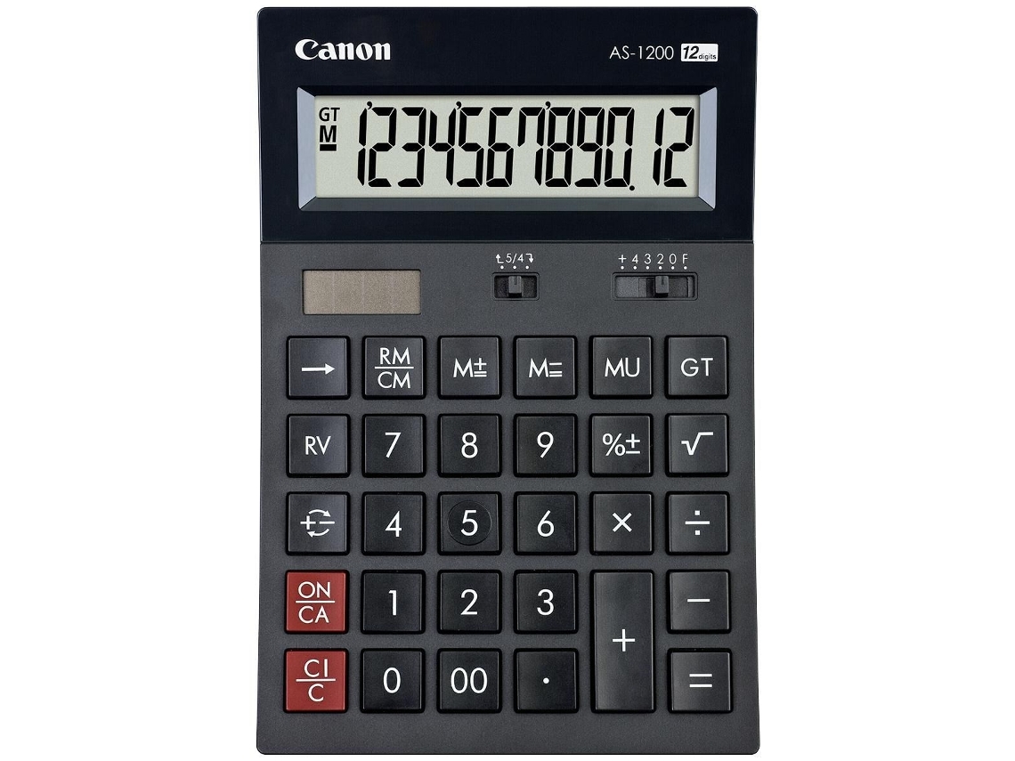 Calculadora Básica CANON AS1200 HB  (12 dígitos)