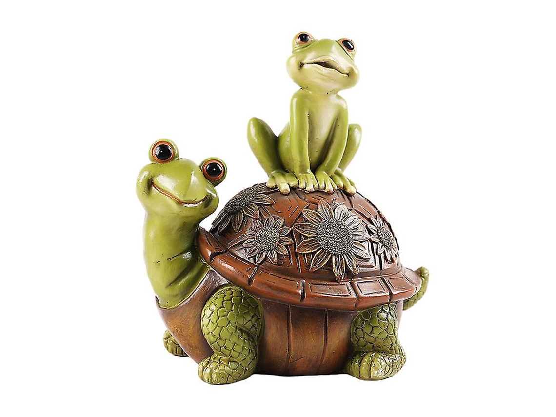 Adorno de Tartaruga em Forma de Sapo Realista ALLINLESS