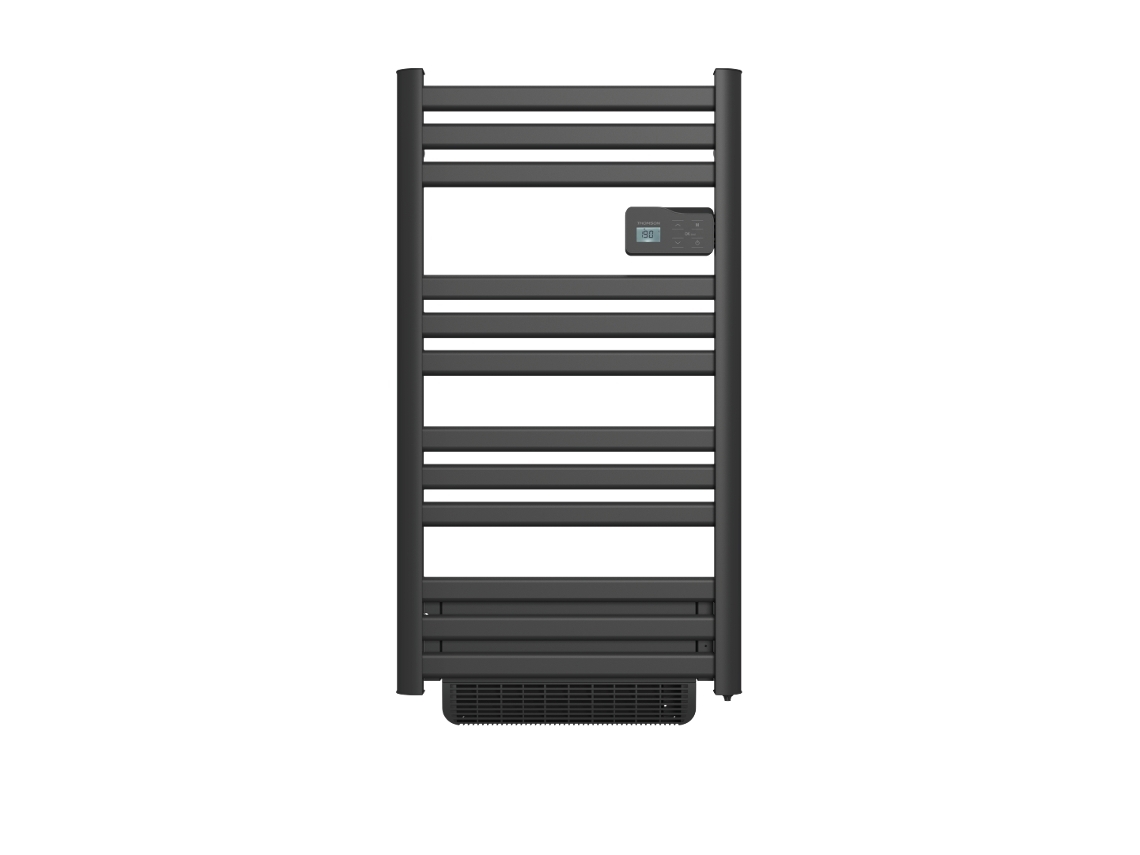 Toalheiro Elétrico Thomson Sem Fluido, Conectado Por Wi-fi, Com Ventilador, 500 + 1000 W, Cosmo Preto