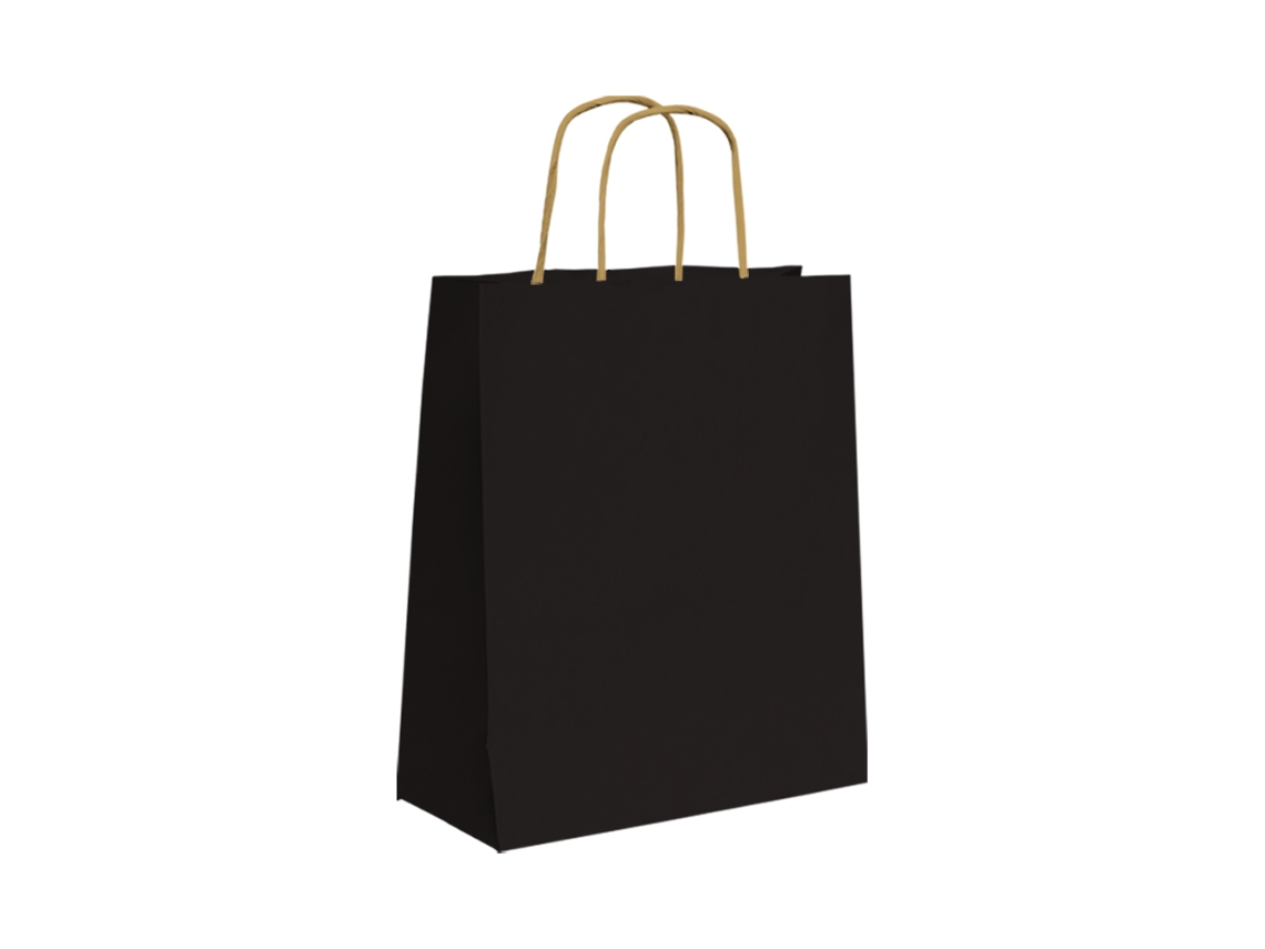 Saco Kraft Preto Mn EUROPRICE (27x37x12cm)