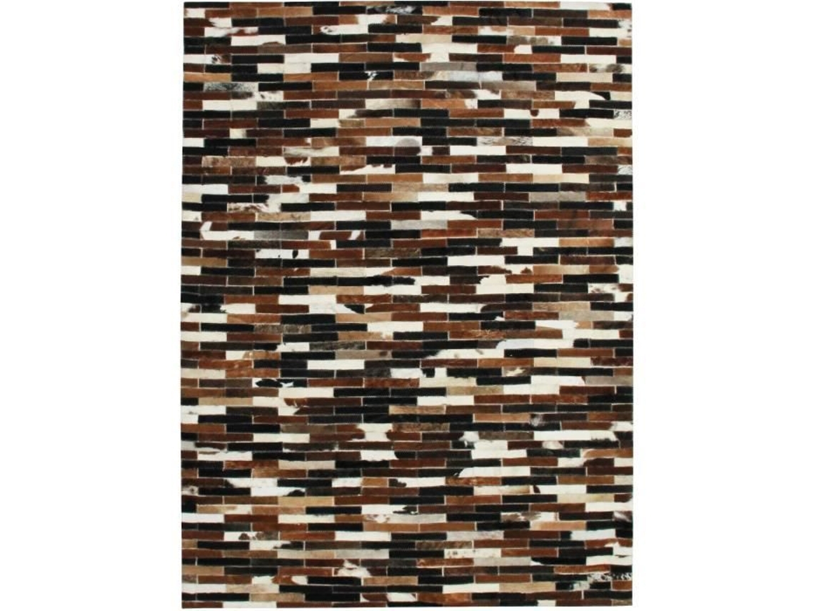 Tapete - A Fábrica De Decoração - Linhas - 160x230 Cm - Couro Reciclado - Padrão Linhas
