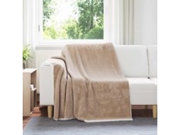 Vidaxl Cobertor Camelo 150 X 200 Cm Lã
