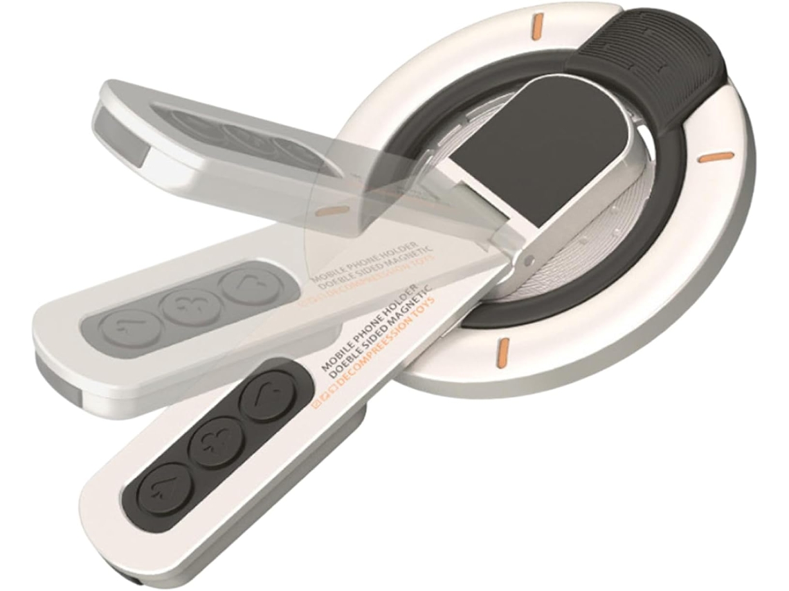 Porte Téléphone Magnétique Anneau,porte Téléphone Voiture Anneau | Suporte Réglable Rotatif 360° Par Gokoco