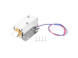 Fechadura Eletromagnética Miniatura Dc 12 V Com Controle Elétrico Para Gavetas De Armários E Móveis