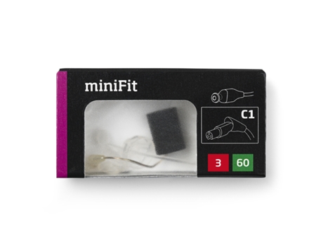 Tipo de Alto-Falante Minifit OTICON: 60 Comprimento Direito 3
