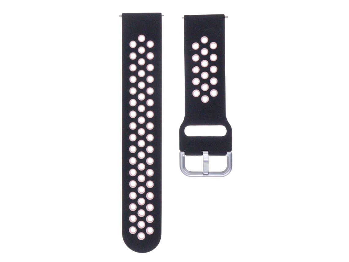 Bracelete De Silicone Spor Para Relógio Apple Watch Aceshley 22Mm(Preto)