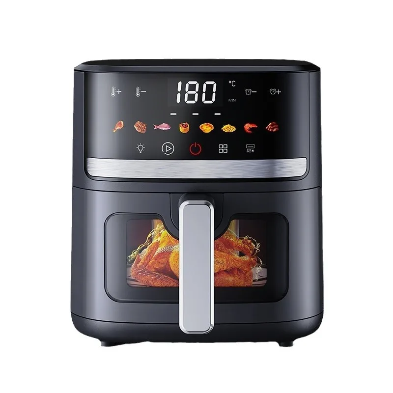 Fritadeira Digital MDUG 5,5L com Funções Predefinidas por Tela Sensível, Preta
