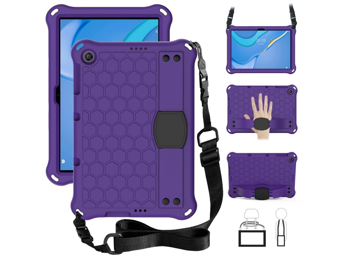 Capa Protetora Eva+pc Anti‑queda Quatro Cantos Halinuia Com Cinta Para Huawei Mediapad T10 9.7 / T10 10.1