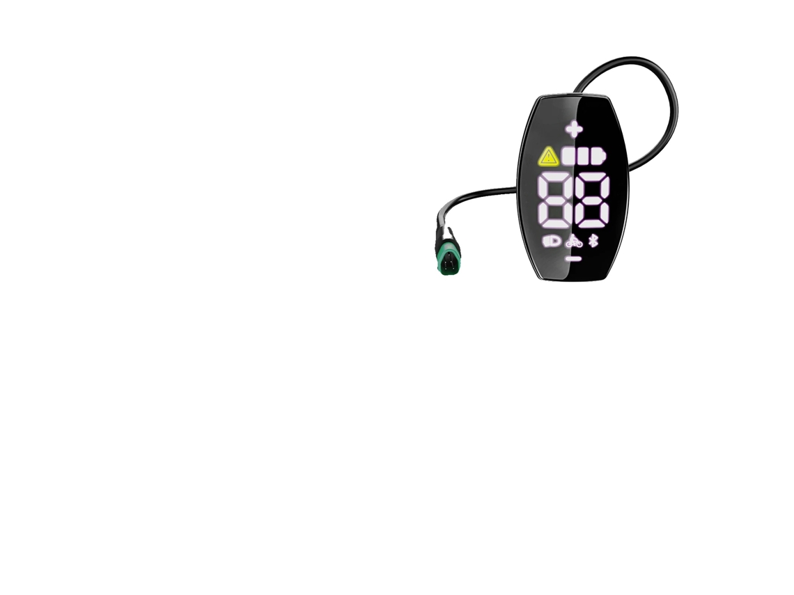 Display De Ebike, Tela Tft De 4 Polegadas, Design À Prova D'água, Vd03 ( Protocolo Can )