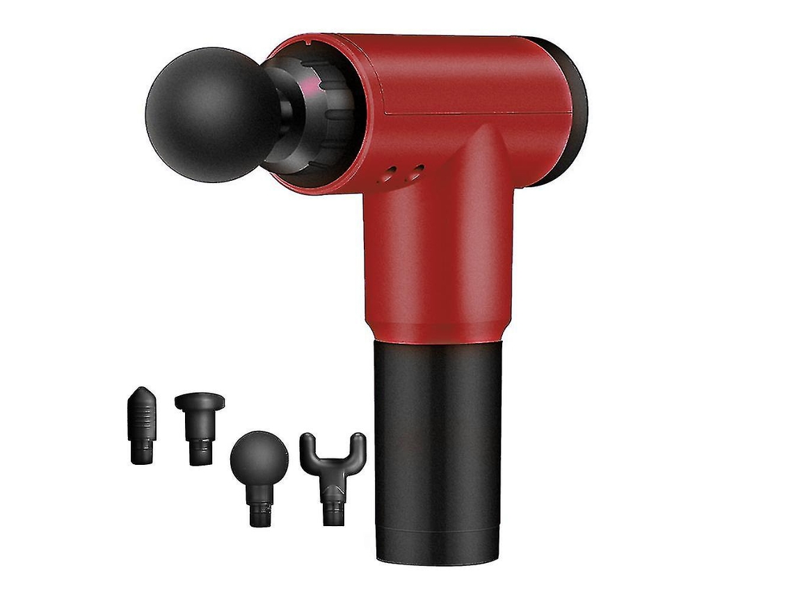 Pistola de massagem elétrica para tecido muscular, massagem profunda portátil. Brilvibera