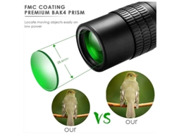 Telescópio Monocular De Prisma Alta Potência 4k 10 300x40mm Hd Zoom Monóculos Compactos Bolso À Prova Dágua Para Adultos Crianças Observação Bestvite