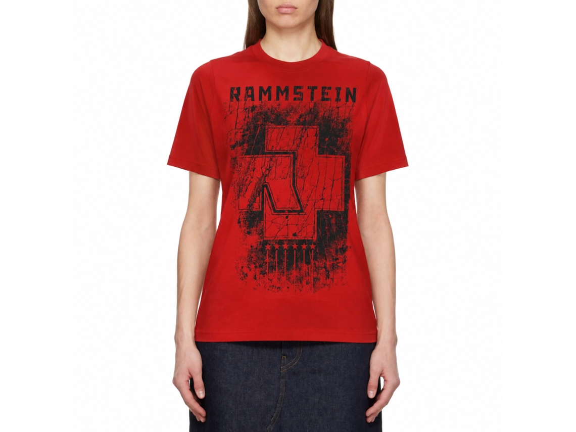 Rockinstone T-shirt Rammstein Band Sechs Herzen Size:s