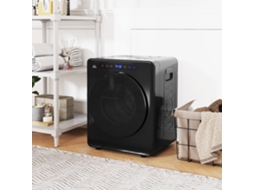 Secadora de Roupas Ventilada 3 Kg, 1000 W, Antirrugas, Esterilização, Timer, Led Touch, Preta PMM CAPITALI