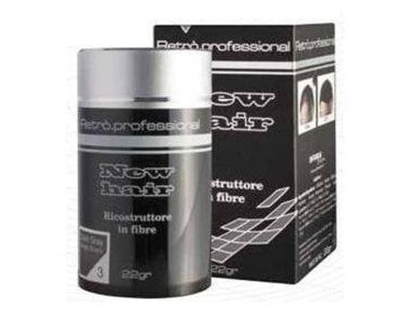 Retro Professional New Hair Reconstructing Fiber 22Gr Dark Grey 22 Gr