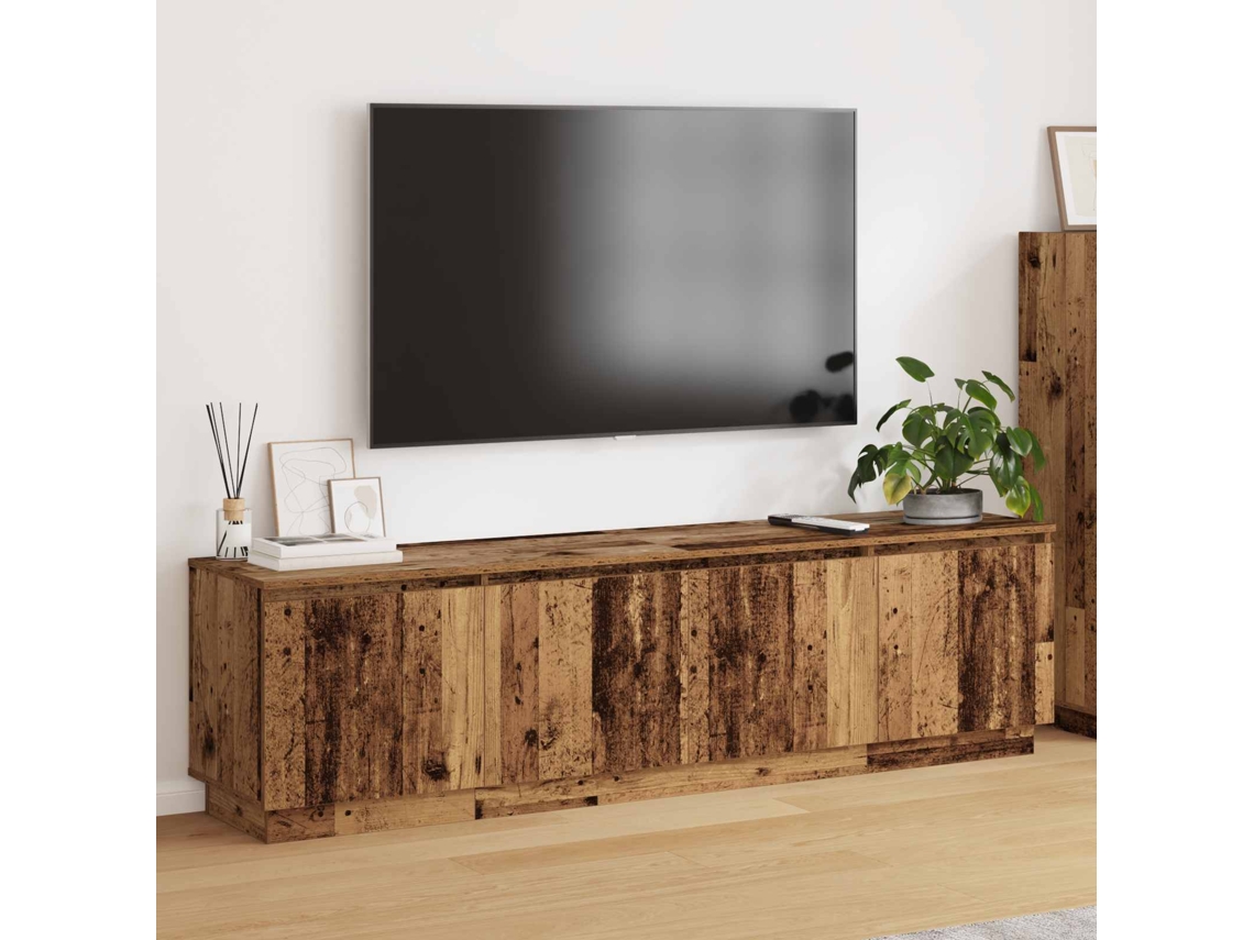 Vidaxl Gabinete Para Tv 180 X 38 X 49 Cm Madeira Antiga