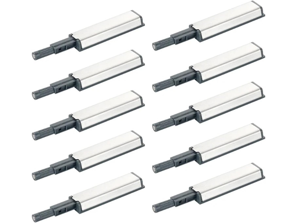 Kit Com 10-fechos Magnéticos De Pressão Armários, Abertura Por Toque, Ferragens Portas De Cozinha, Fácil
