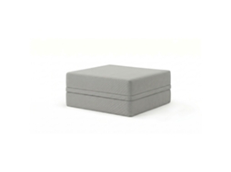Sofá Modular Puff Convertível Liso Cinza Escuro SKOFFA