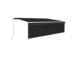 Retractable Awning, Retractable Awnings Vidaxl Antracite Alumínio (5 X 3 M)