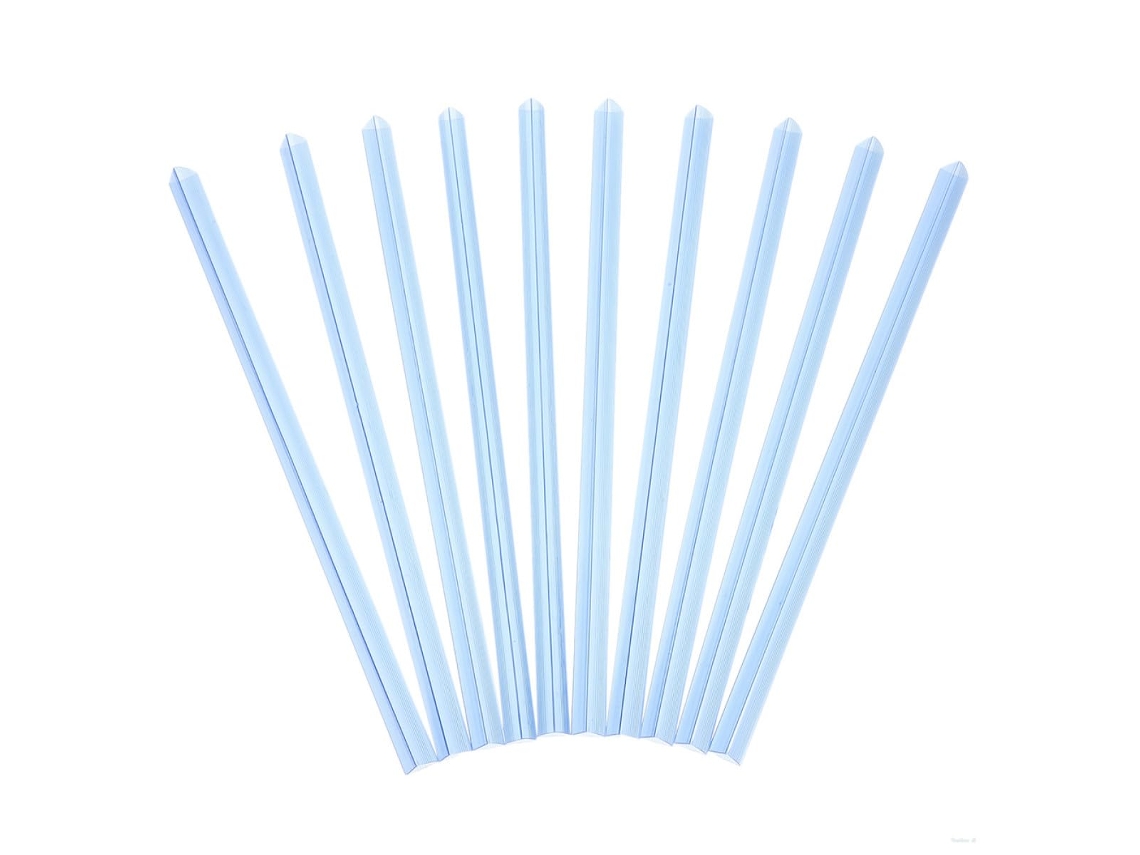 Conjunto Magiclulu com 10 barras de ligação em plástico ABS para pastas deslizantes A4, ideais para organização.