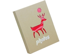Álbum Fotos 18 7 Polegadas 100 Páginas Tamanho Bolso Feito Papel Kraft Marrom Livro Criativo Registrar GOKOCO