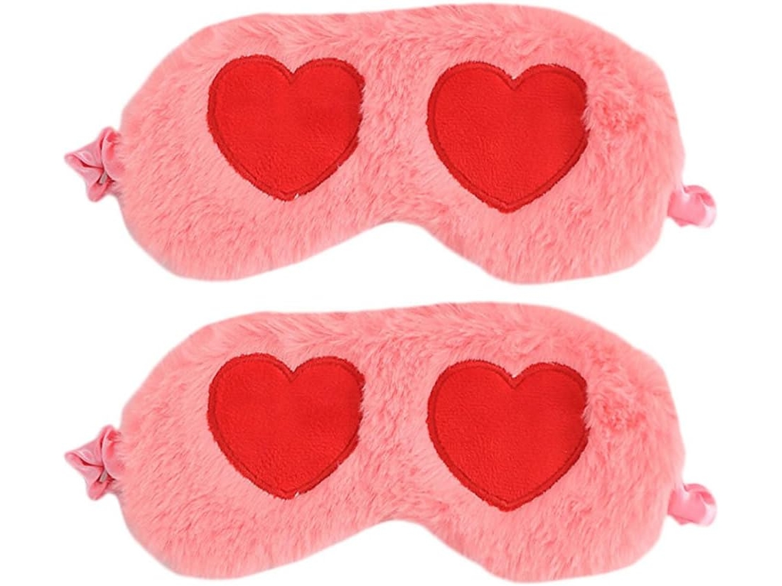 Máscara de Dormir 2 Peças de Olhos Fofa de Noturna para Meninas AQUAFORGE