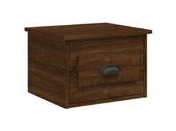 Carvalho Castanho MAISON EXCLUSIVE Mesa Cabeceira de Parede 41,5x36x28 cm