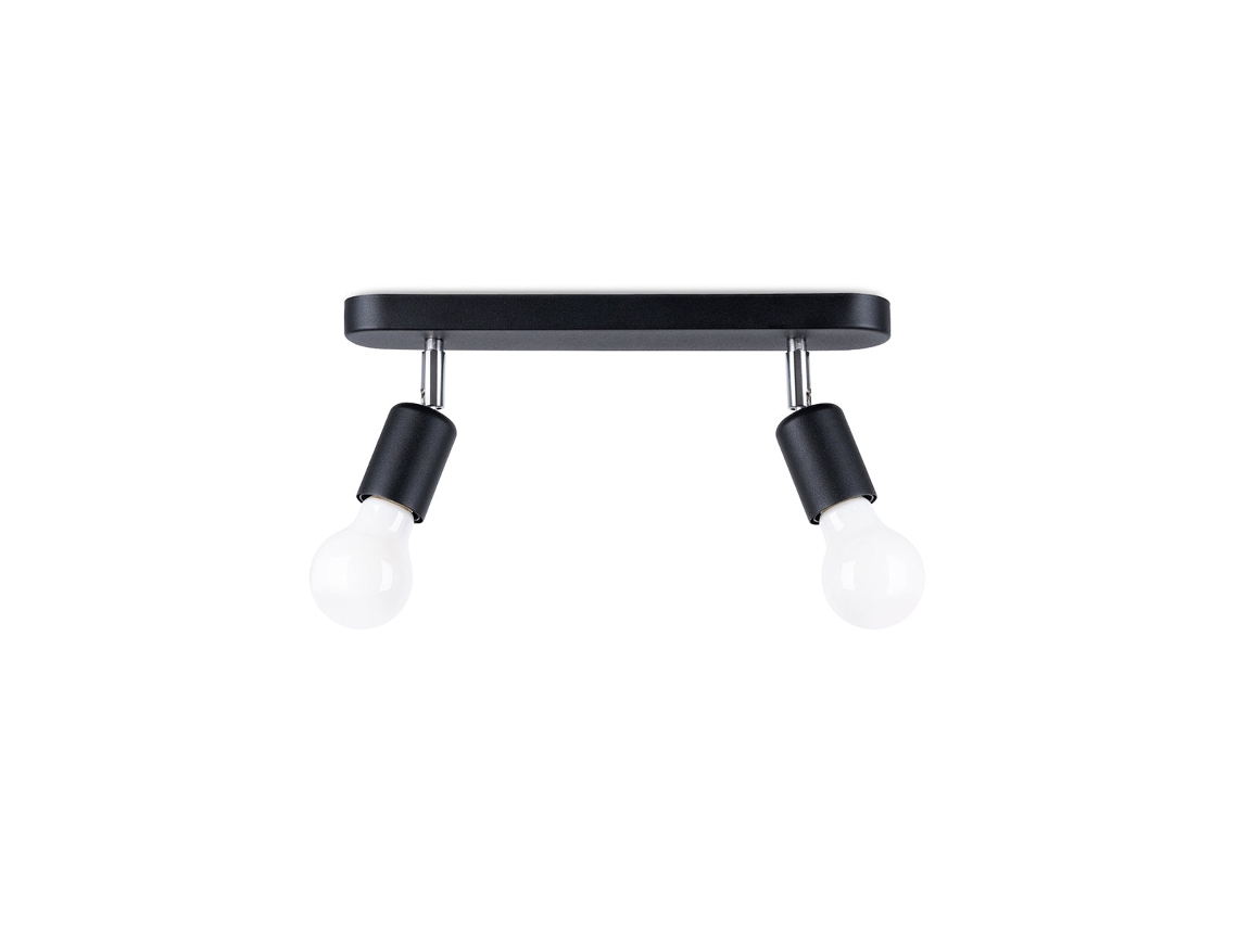 Sollux Sl.1121 Lámpara De Techo Fornes 2 Negro