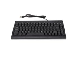 Omni-2026teclado Mini Usb Cableado 95 Teclas Negro Para Oficina Hogar Computadora Portátil Pc