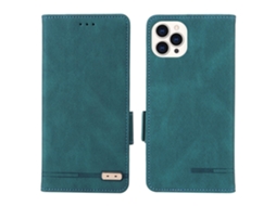 Capa Para Iphone 15 Pro Max Pele Sintética Azul