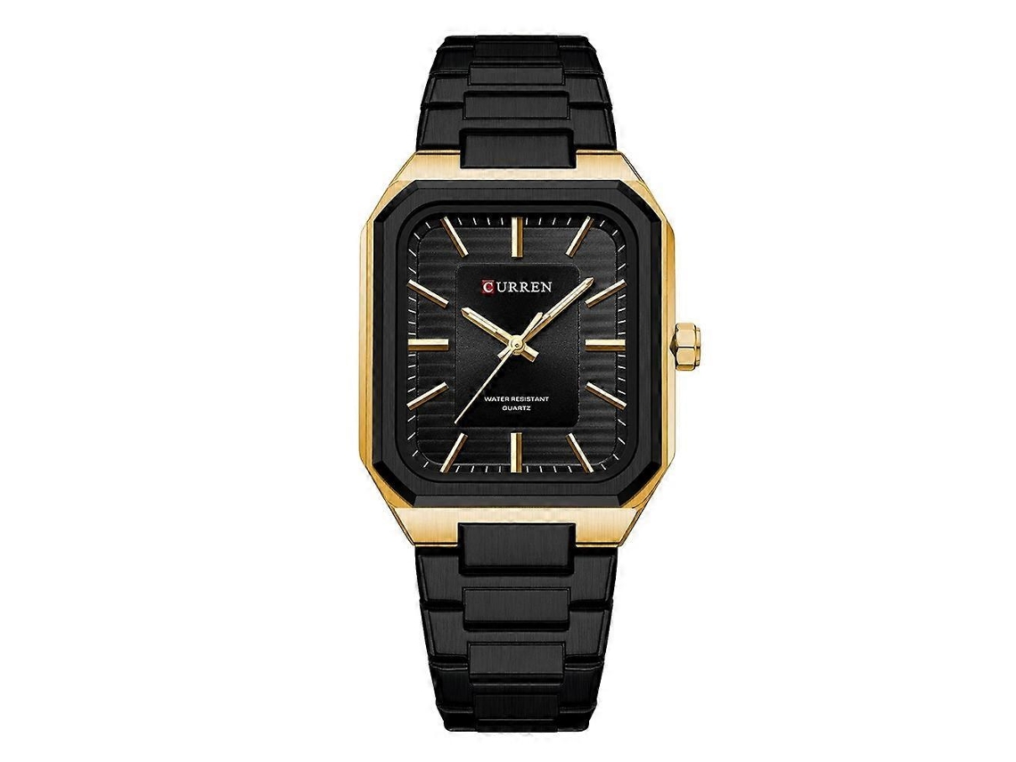 Relógio Masculino Curren 8457 Business Com Pulseira De Aço E Formato Quadrado, De Quartzo.