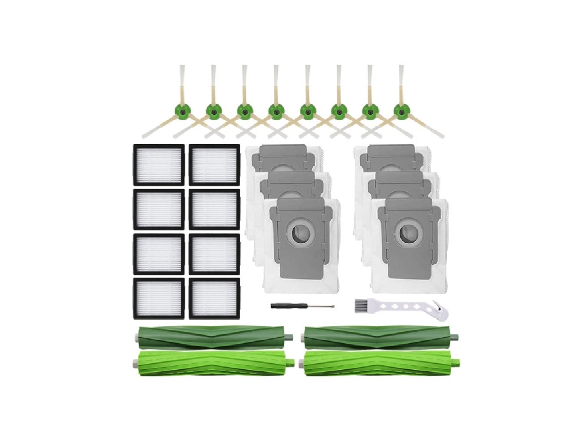 Kit para Aspirador Robô Irobot Roomba I7 I7+ I3 I4 I6 I8+ J7+ E5 E6 E7 BRILVIBERA