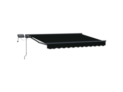 Maison Exclusive - Estrutura De Toldo Manual Com Leds 3,5 X 2,5 M