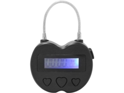 Cadeado Multifuncional com Temporizador LCD e USB BRILVIBERA